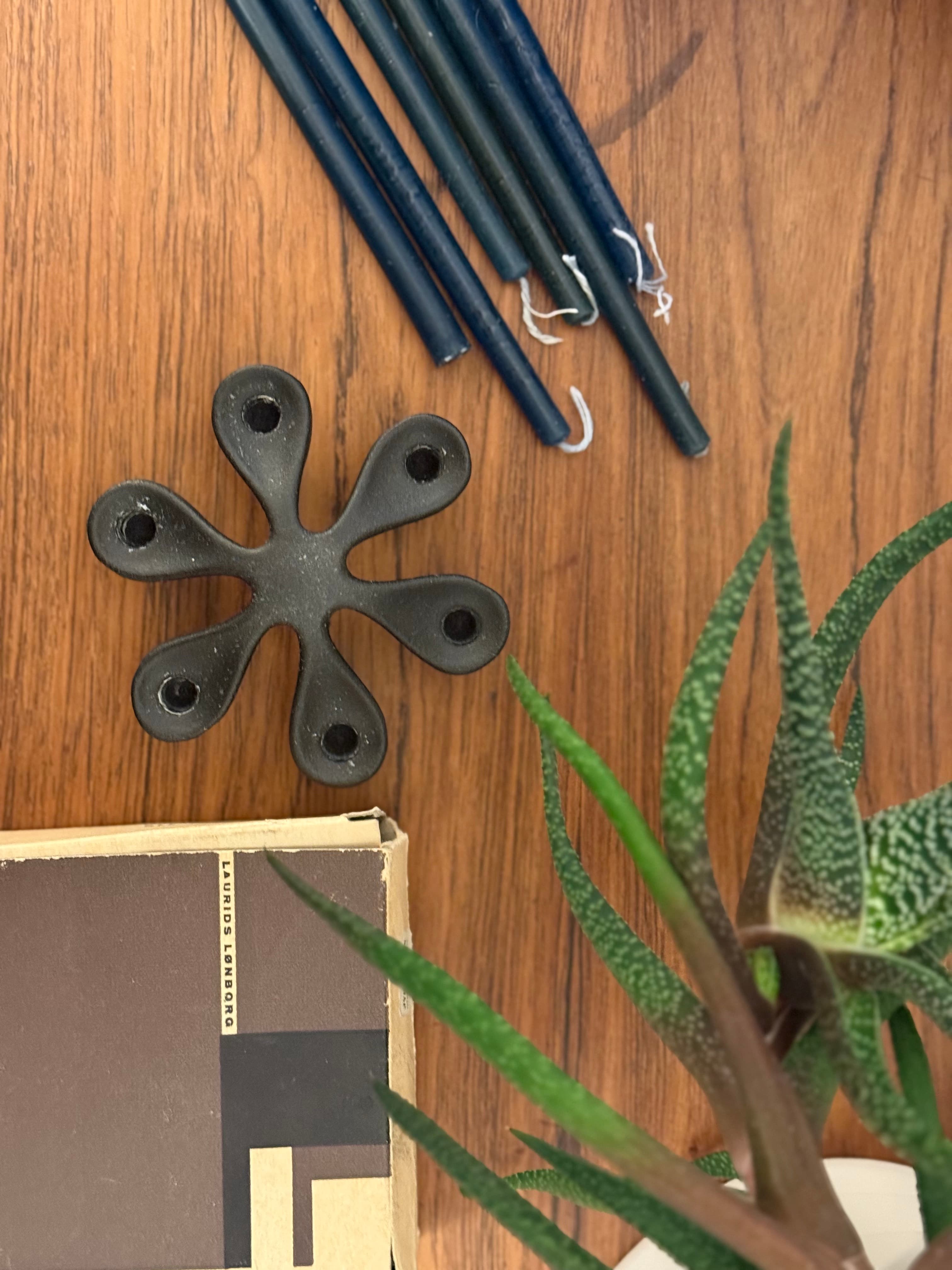 Mid century Danish candle holder - Spider candlestick by Laurids Lønborg