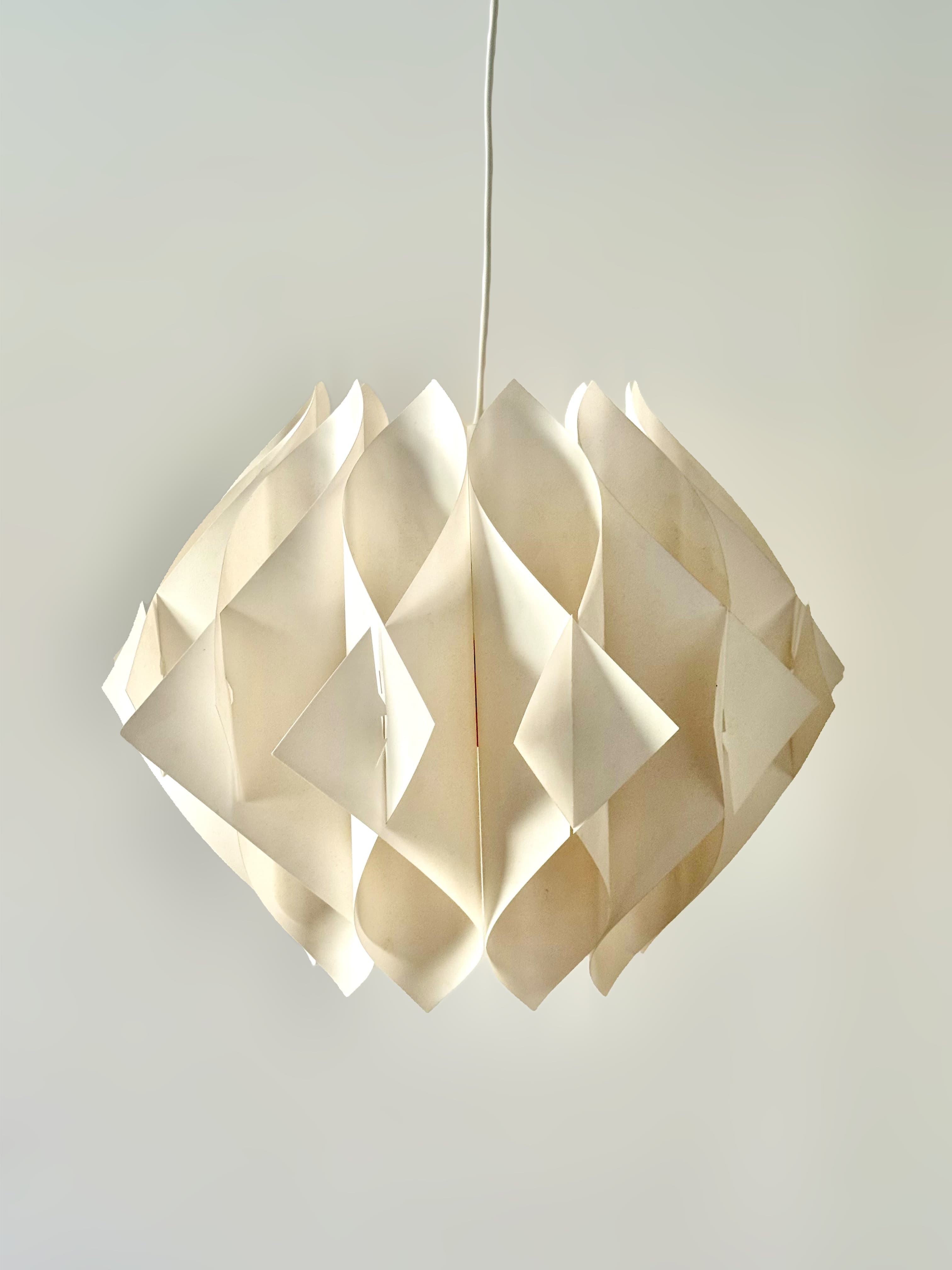 Mid century Danish lighting - Butterfly pendant lamp by Lars Schiøiler, Denmark 1968