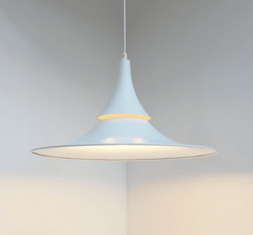 Mid century Danish lighting - Hamalux trumpet pendant lamp, Denmark, 1970s