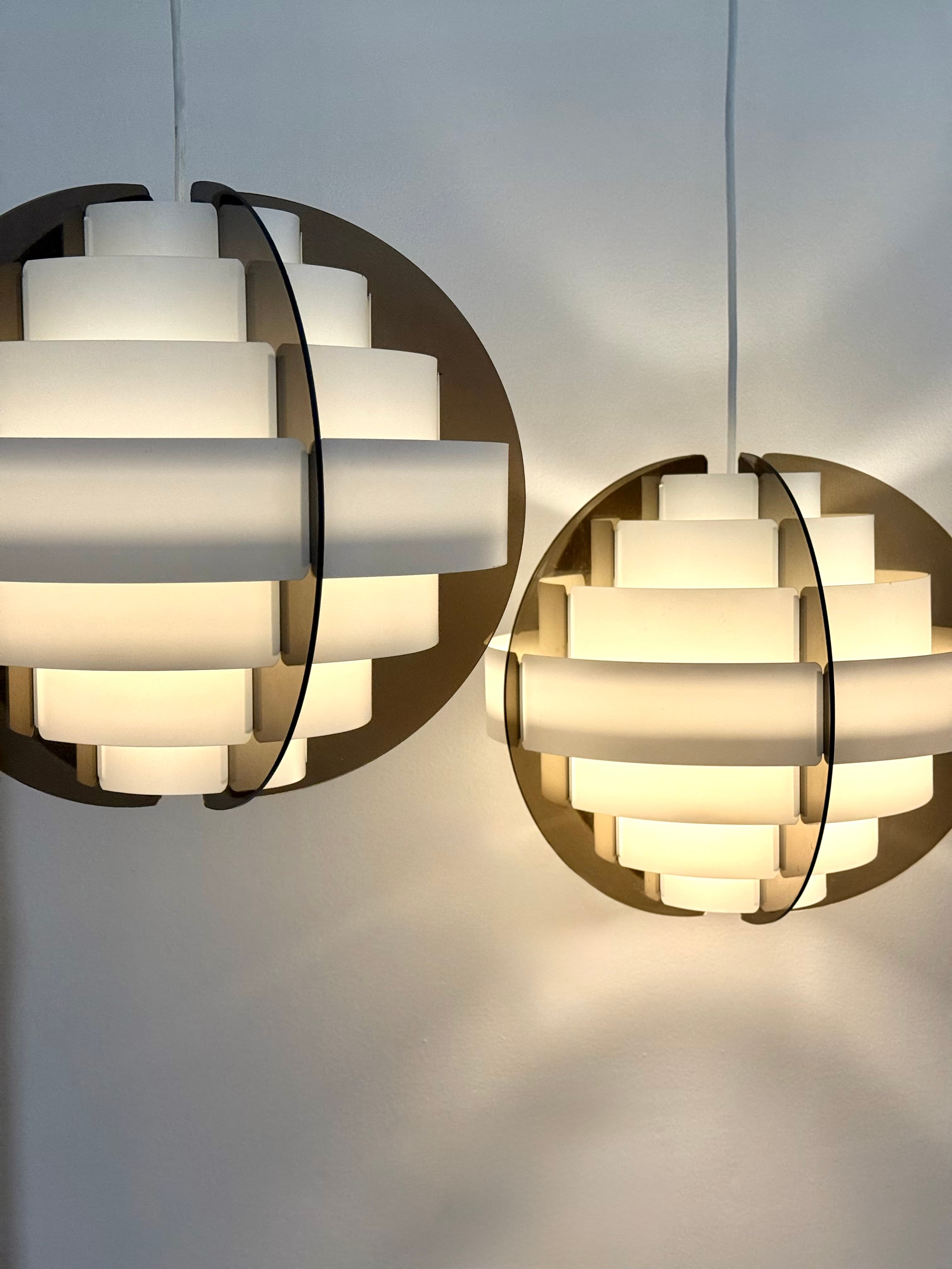 Mid century Danish lighting - Strips by Flemming Brylle & Preben Jacobsen for Quality System, 1970s