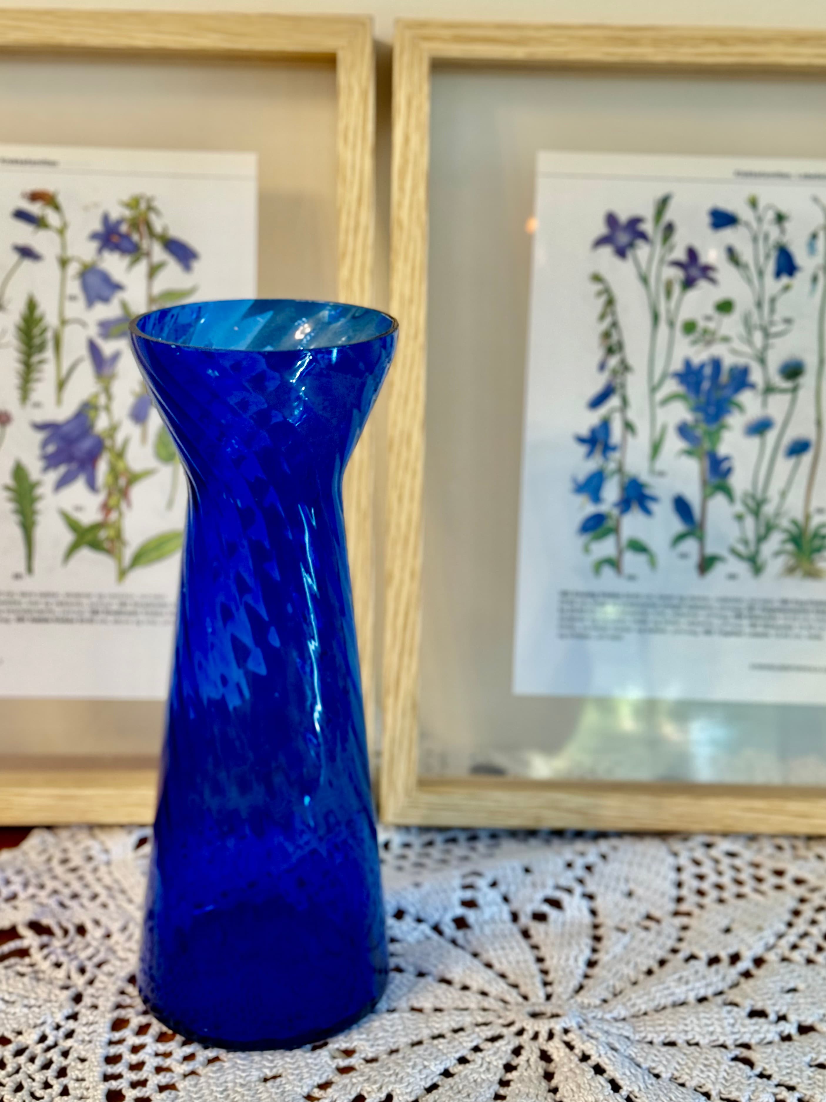 Mid century Danish decor - Vase in Glass (1960s)