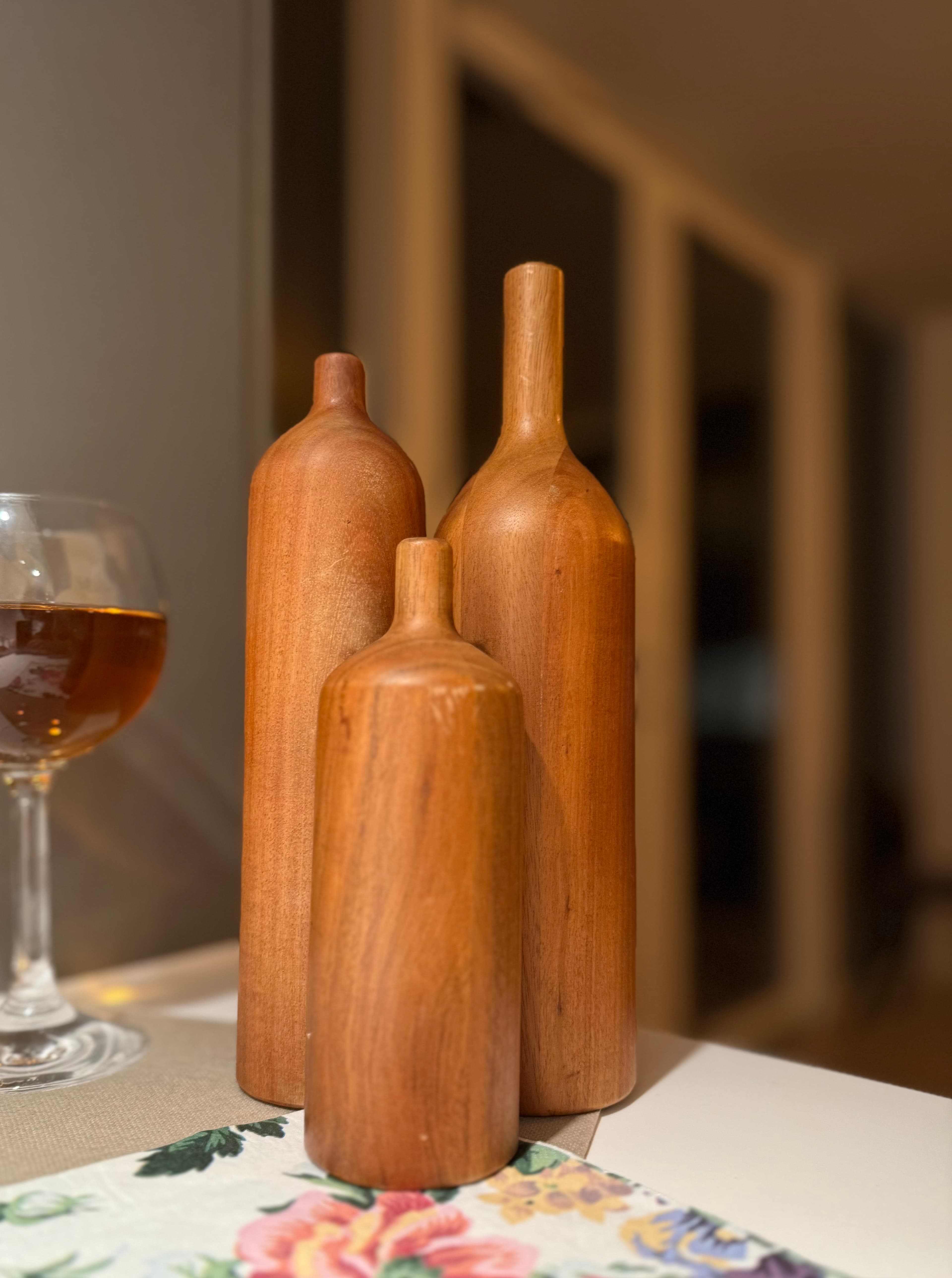 Vintage Scandinavian decor - Botella Bookends