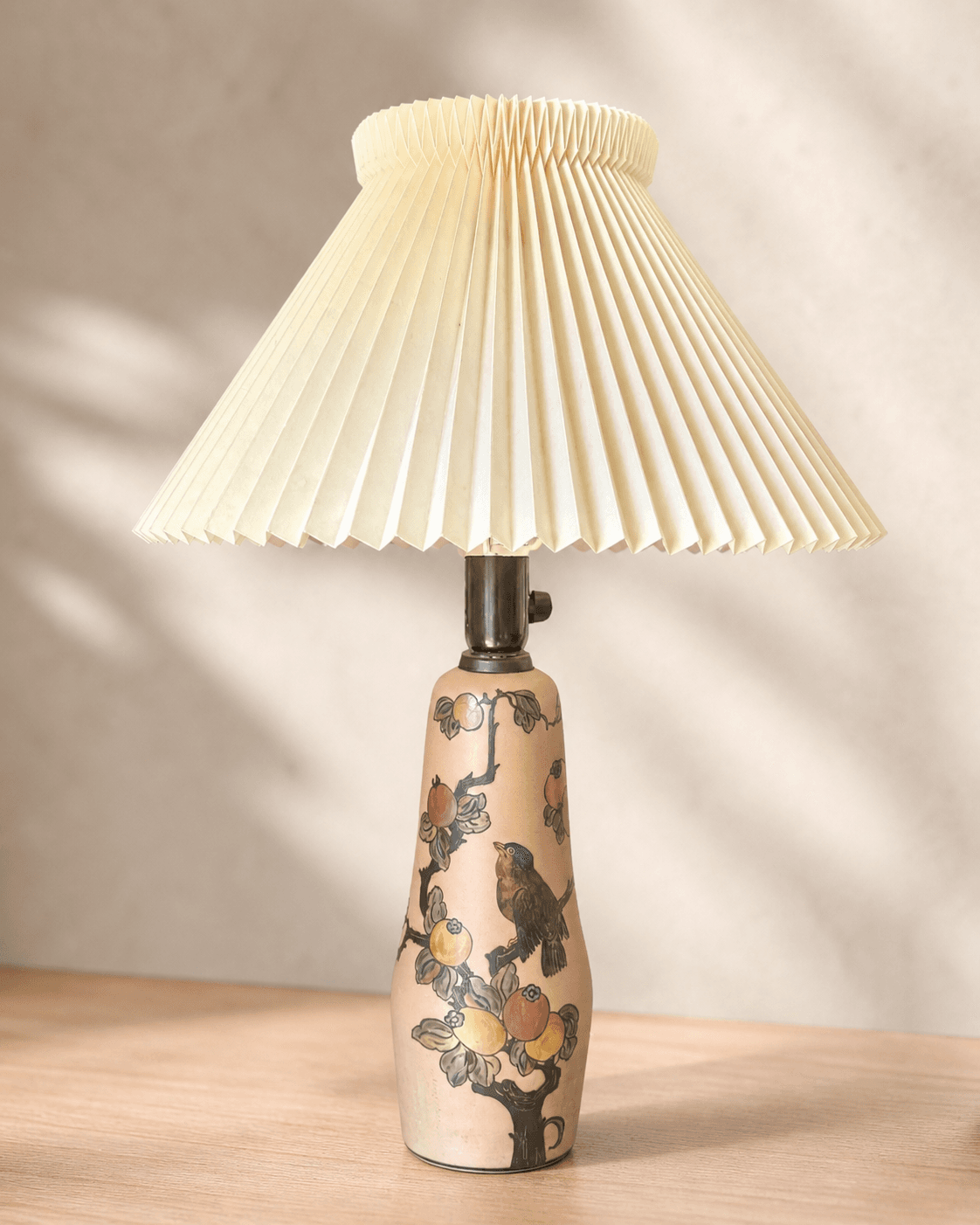 Vintage Danish lighting - Table Lamp in Brown Colors