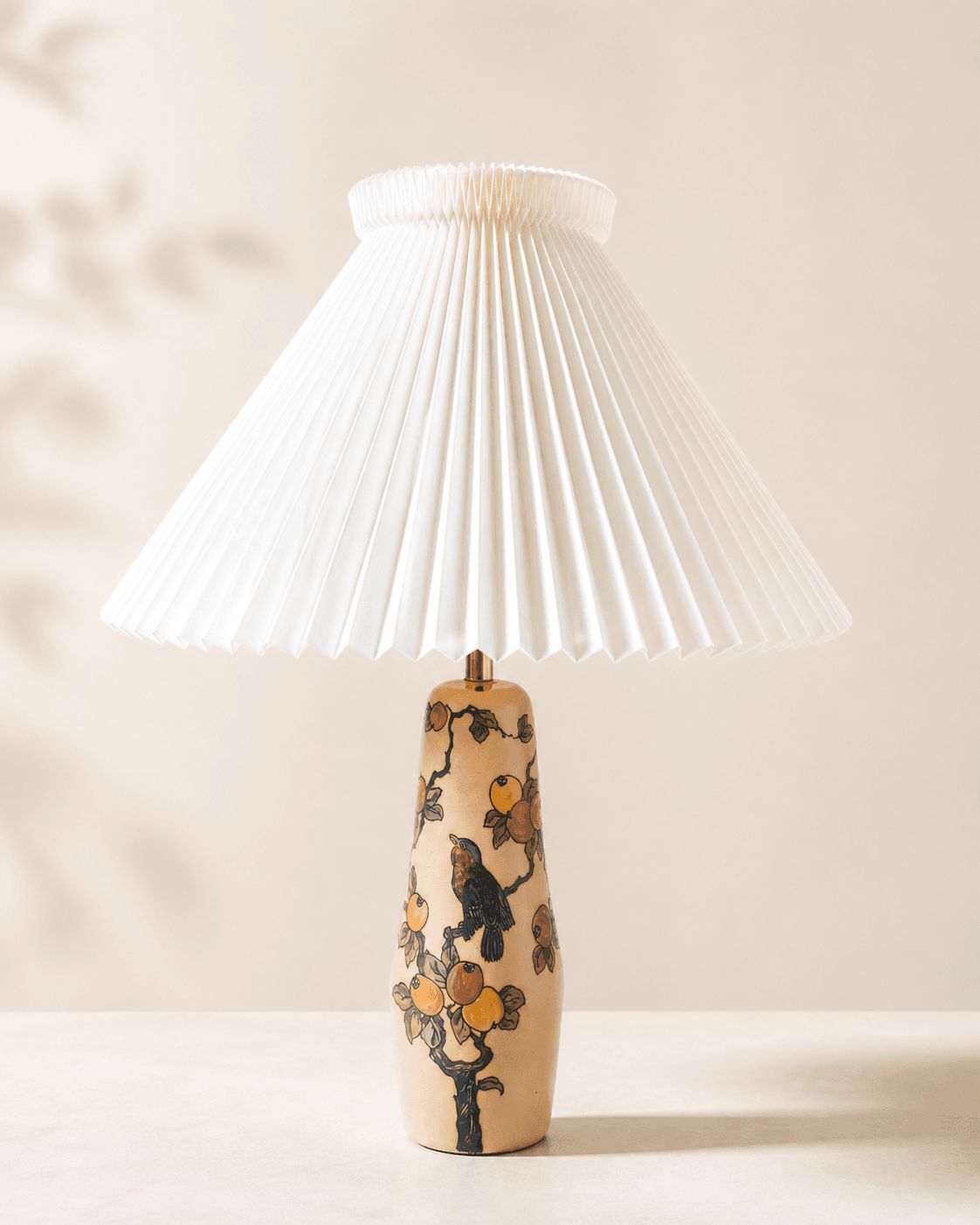 Vintage Danish lighting - Table Lamp in Brown Colors