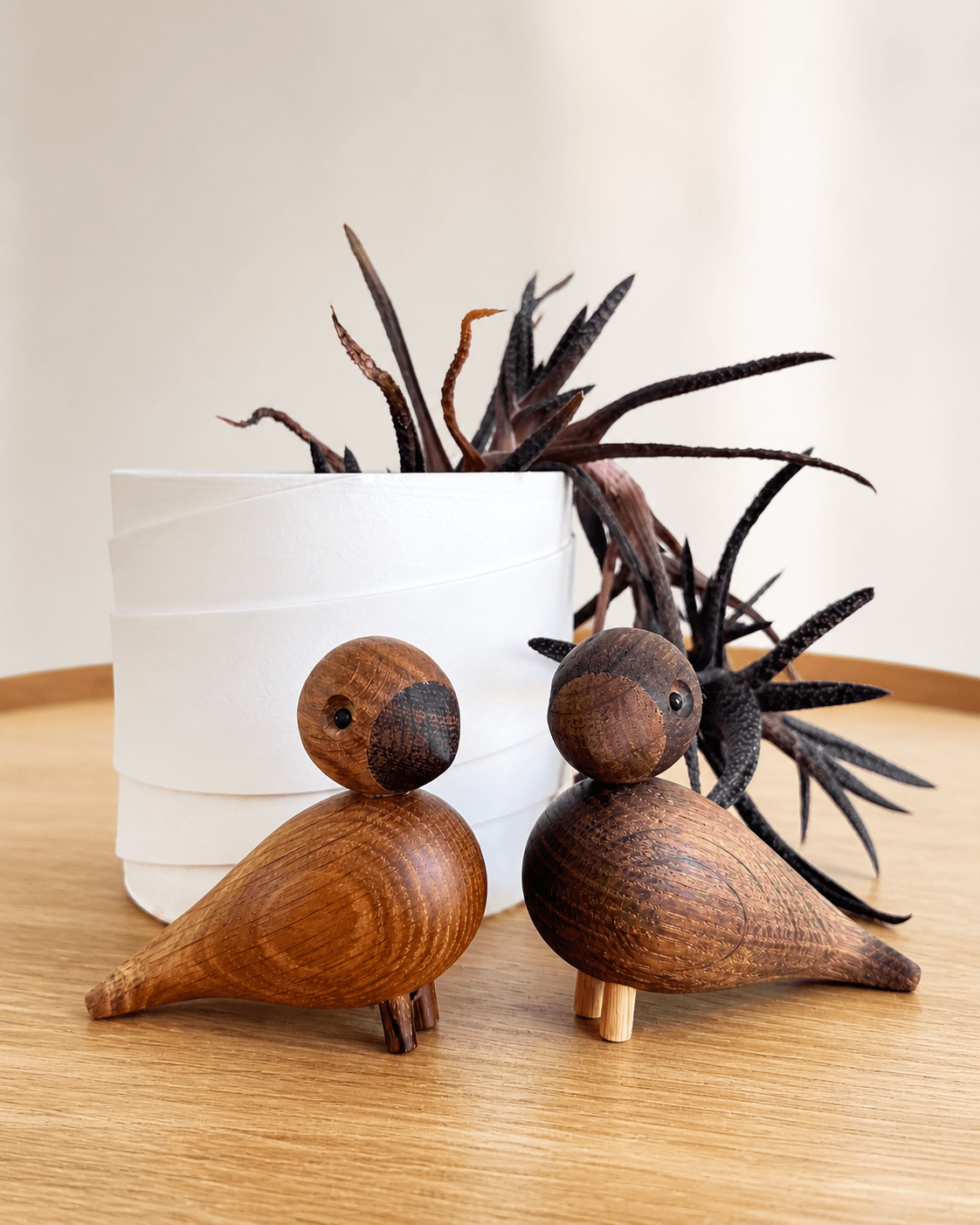 Mid century Scandinavian decor - Kay Bojesen Lovebirds Figurines